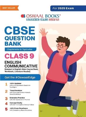 Oswaal CBSE Question Bank Class 9 English Communicative, Chapterwise and Topicwise Solved Papers For 2025 Exams - Oswaal Editorial Board - cover