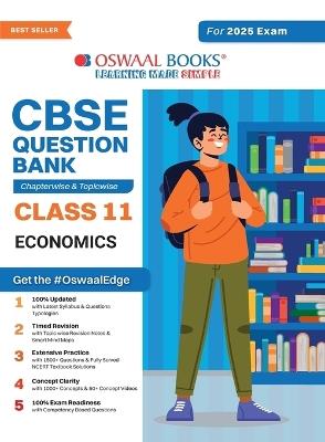 Oswaal CBSE Question Bank Class 11 Economics, Chapterwise and Topicwise Solved Papers For 2025 Exams - Oswaal Editorial Board - cover