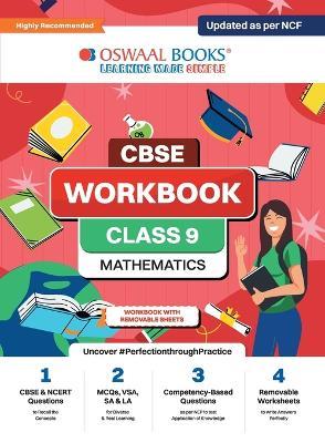 Oswaal CBSE Workbook for Class 9 Mathematics Updated as per NCF For 2024 - Oswaal Editorial Board - cover