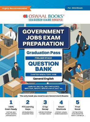 Oswaal Government Exams Question Bank Graduation Pass General English for 2024 Exam - Oswaal Editorial Board - cover