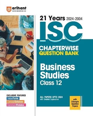 ISC Chapterwise Business Studies 12th - Apeksha Agiwal - cover