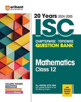 Isc Chapter Wise Mathematics Class 12 - Laxman Prasad - cover