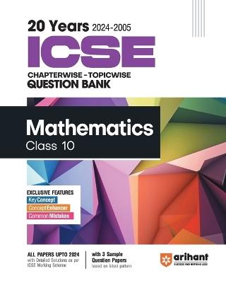 Icse Chapter Wise Mathematics Class 10 - Sagar Verma - cover