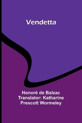 Vendetta - Honoré de Balzac - cover
