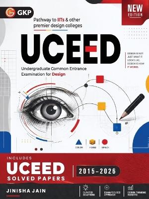 UCEED 2027 Guide with Solved Papers 2015�2026 | 12 Years of Previous Year Questions - Jinisha Jain - cover