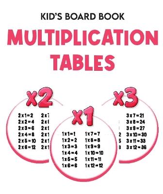 Kids Board Book Multiplication Table - Moonstone - cover