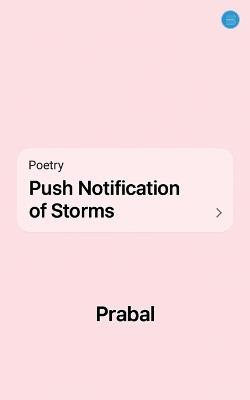 Push Notification of Storms - cover