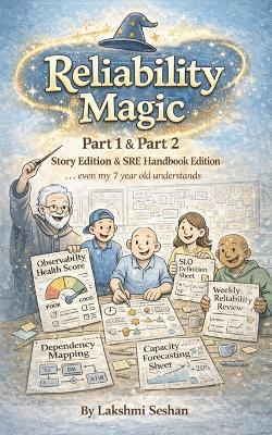 Reliability Magic - Part 1 & Part 2 Story Edition & SRE Handbook Edition - Lakshmi Seshan - cover