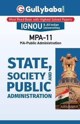 MPA-11 - State, Society and Public Administration - Gullybaba Com Panel - cover