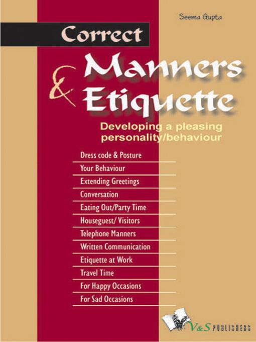 Drawing Cartoons: A Quick Guide on Acceptable Manners & Etiquette - cover