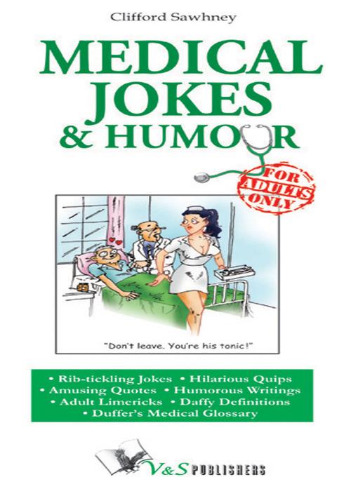Medical Jokes & Humour: Fertile Jokes to Keep You in Good Humour - Clifford Sawhney - cover