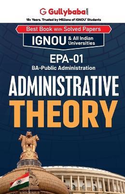 EPA-01 Administrative Theory - Neetu Sharma - cover