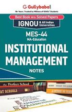 MES-44 Institutional Management