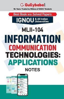 MLII-104 Information Communication Technologies: Applications - Gullybaba Com Panel - cover