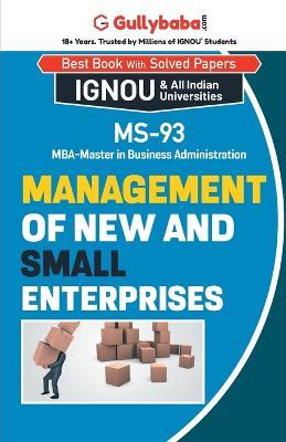MS-93 Management of New and Small Enterprises - Gullybaba Com Panel - cover