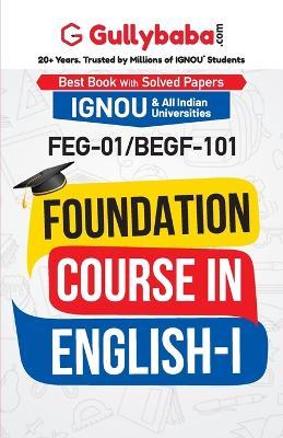 BEGF-101 Foundation Course in English-I - Panel Gullybaba Com - cover