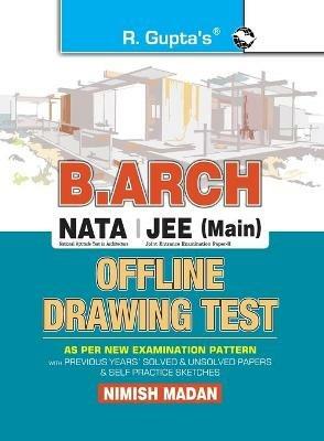 B. Arch/NATA/JEE (Main) Offline Drawing Test: As Per New Pen & Paper Style - Nimish Madan - cover