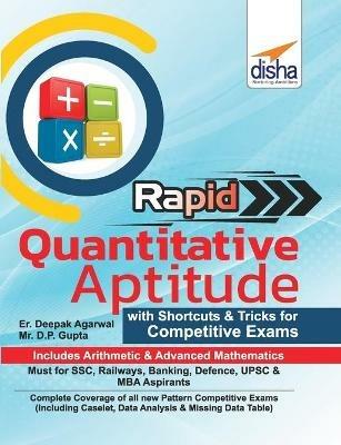 Rapid Quantitative Aptitude:  With Shortcuts & Tricks for Competitive Exams - Disha Experts - cover