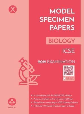 Model Specimen Papers for Biology - Oswal Publishers - cover