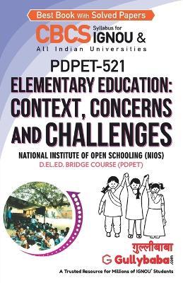 Elementary Education: Context, Concerns and Challenges - Gullybaba Com Panel - cover