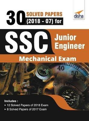 30 Solved Papers (2018-07) for SSC Junior Engineer Mechanical Exam - Disha Experts - cover