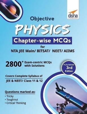 Objective Physics Chapter-Wise MCQS for Nta Jee Main/ Bitsat/ Neet/ Aiims - Disha Experts - cover