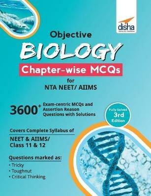Objective Biology Chapter-Wise MCQS for Nta Neet/ Aiims - Disha Experts - cover