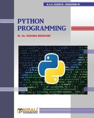 Python Programming - Dr MS Manisha Bharambe - cover