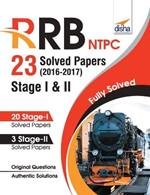 Rrb Ntpc 23 Solved Papers 2016-17 Stage I & II