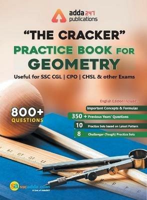 The Cracker Practice Book for Geometry (In English Printed Edition) - Adda247 - cover
