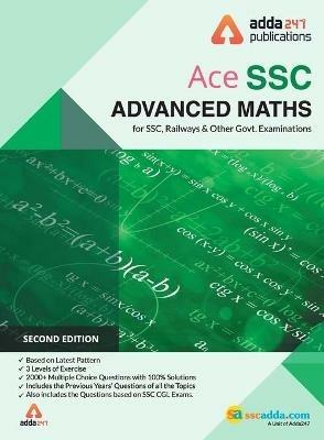 Advance Maths Book for SSC CGL, CHSL, CPO and Other Govt. Exams (English Printed Edition) - Adda247 - cover