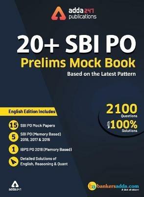 SBI PO 2019 Prelims Mocks Papers (English Printed Edition) SBI Special - Adda247 - cover