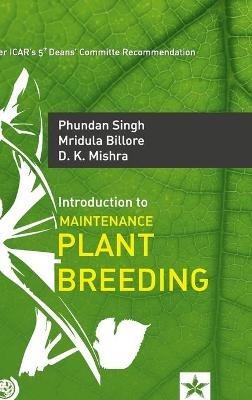 Introduction to Maintenance Plant Breeding - Phundan Singh - cover