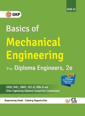 Basics of Mechanical Engineering for Diploma Engineer - Gkp - cover