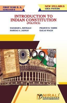 Political Science (Introductiion to Indian Constitution) - Dadaram Laxman Prof Khokale,Pramod Rajendra Prof Tambe,Haridas Arjun Prof Jadhav - cover