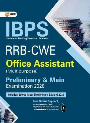 Ibps Rrb-Cwe Office Assistant (Multipurpose) Preliminary & Main --Guide - Gkp - cover