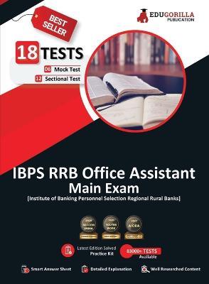 IBPS RRB Office Assistant Main Book 2023 (English Edition) - 6 Full Length Mock Tests and 12 Previous Year Papers (2200 Solved Questions) with Free Access to Online Tests - Edugorilla Prep Experts - cover