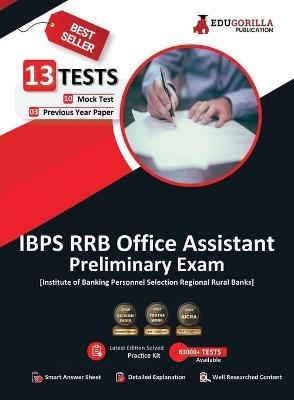 EduGorilla IBPS RRB Office Assistant Prelims Book 2023 (English Edition) - 10 Full Length Mock Tests and 3 Previous Year Papers with Free Access to Online Tests - Edugorilla Prep Experts - cover
