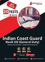 Indian Coast Guard Navik GD Book 2023 (English Edition) - 1100 Solved Questions [20 Mock Tests (Section I and Section II)] with Free Access To Online Tests
