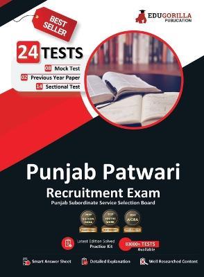 Punjab Patwari Recruitment Exam 2023 - 8 Mock Tests, 14 Sectional Tests and 2 Previous Year Papers (1400 Solved Questions) with Free Access To Online Tests - Edugorilla Prep Experts - cover