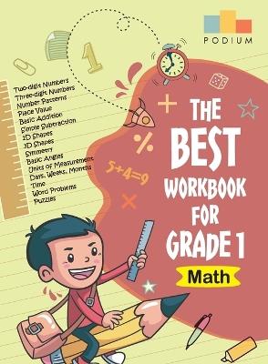 The Best Workbook for Grade-1 Math - Podium School - cover