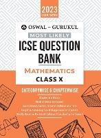 Oswal - Gurukul Mathematics Most Likely Question Bank: ICSE Class 10 For 2023 Exam - Oswal,Gurukul - cover