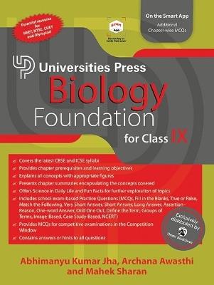 Biology Foundation for Class IX - Abhimanyu Kumar Jha,Archana Awasthi,Mahek Sharan - cover