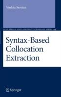 Syntax-Based Collocation Extraction - Violeta Seretan - cover