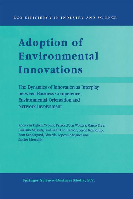 Adoption of Environmental Innovations