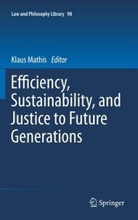 Efficiency, Sustainability, and Justice to Future Generations - cover