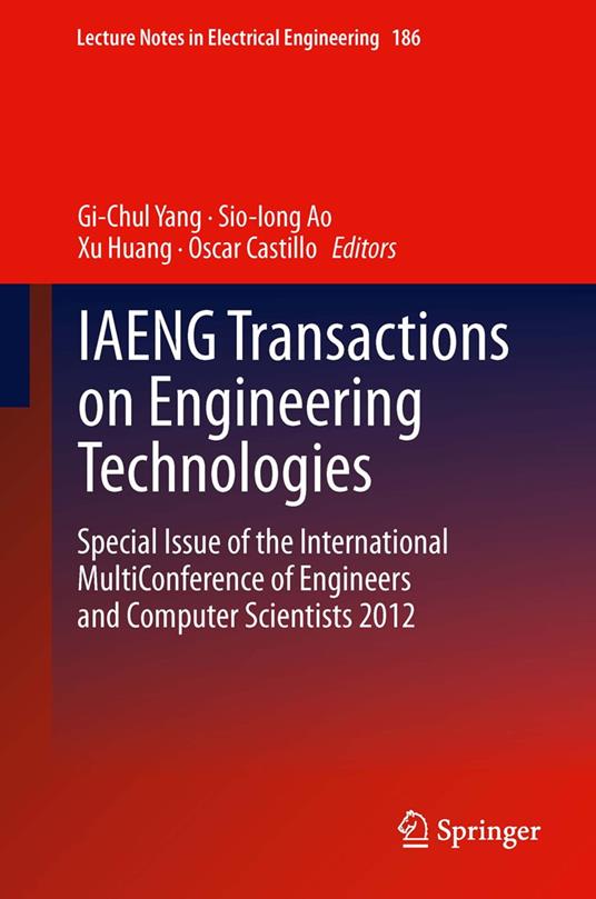 IAENG Transactions on Engineering Technologies