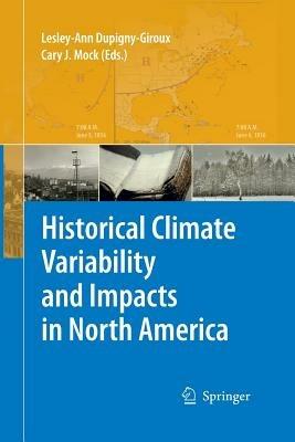 Historical Climate Variability and Impacts in North America - cover