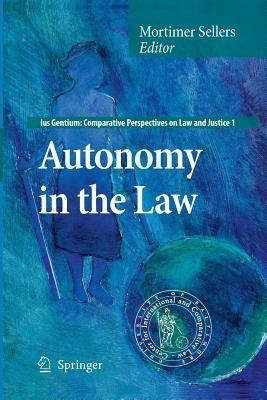Autonomy in the Law - cover