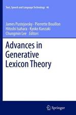 Advances in Generative Lexicon Theory